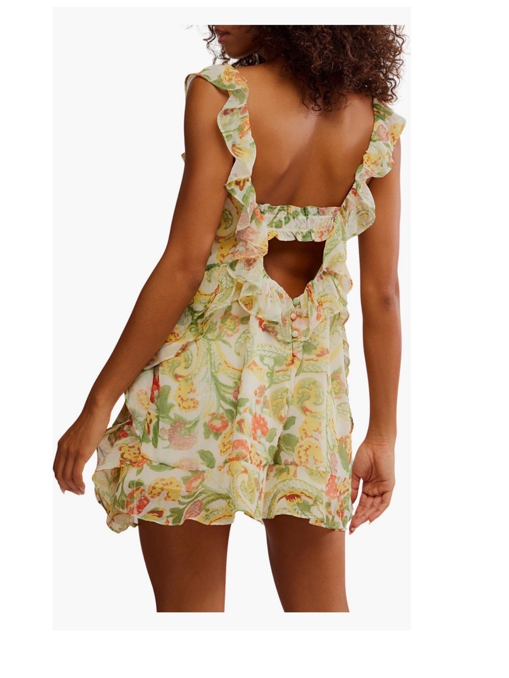 NWT Free People Bali Flora Mini Dress Size M fits like S/M